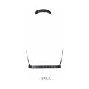 Back view of Bijoux Indiscrets Maze H-harness Vegan Leather Black showcasing adjustable straps.