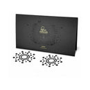 Bijoux Indiscrets Mimi Rhinestone Pasties Circles Black packaging with two sparkling pasties displayed.