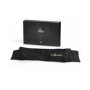 Bijoux Indiscrets Shhh Satin Blindfold on display with elegant packaging, ideal for sensory play.