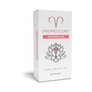 Promescent Female Arousal Warming Gel 0.5 Oz packaging with a floral design and brand logo.