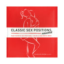 Classic Sex Positions Reinvented Book cover showcasing the title and illustrations of couples.