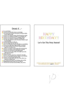Kheper Games Drink If Greeting Card Game featuring playful dares to drink, birthday celebration game, party starter.