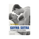 Gayma Sutra Complete Guide To Sex Positions book cover featuring intimate moments between two men.
