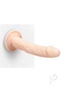 Together Realistic Dildo with Suction Base 6.75 Inch Vanilla, lifelike design for solo or partner use.