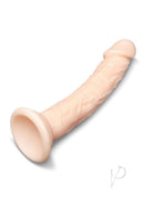 Together Realistic Dildo with Suction Base 6.75 Inch Vanilla, lifelike design for pleasure and exploration.