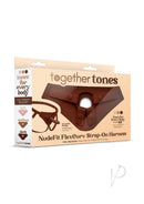 Together NudeFit FlexCurv Adjustable Harness Chocolate packaging showcasing versatile design and adjustable fit.