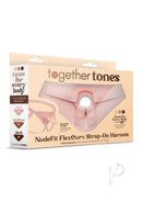 Together NudeFit FlexCurv Adjustable Harness Vanilla packaging showcasing its features and design.
