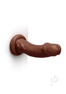 Together Realistic Dildo with Suction Base 9 Inch Chocolate showing lifelike detailing and strong suction base.