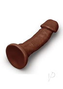 Together Realistic Dildo with Suction Base 9 Inch Chocolate featuring a lifelike design and sturdy suction base for hands-free play.