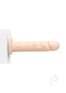Together 8.25 Inch Realistic Dildo Suction Base Vanilla in a warm vanilla shade with lifelike detail.