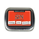 Magnetic Poetry Little Box Of Sin Word Magnets travel tin with playful words for creative expression.