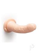 Together Realistic Dildo with Suction Base 8 Inch Vanilla on a white background