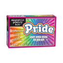 Magnetic Poetry Kit Pride Edition colorful box with over 200 word magnets for playful self-expression.