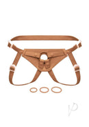 Together NudeFit FlexCurv Adjustable Harness Caramel in flattering caramel shade with adjustable straps and rings.