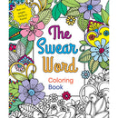 The Swear Word Adult Coloring Book cover featuring colorful floral designs and playful lettering.