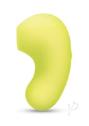 Bodywand 4Play Petite Bliss Clitoral Stimulator Yellow showcasing its compact design for targeted pleasure.
