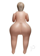 Fuck Dolls Heavy Heather Inflatable Doll Vanilla, showcasing a life-size inflatable doll with curves.