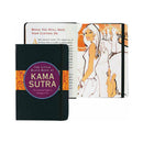 Cover of The Little Black Book Of Kama Sutra, featuring art and text, essential guide to intimacy and desire.