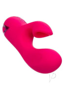 California Dreaming Venice Beach Babe Dual Vibrator Pink, a sleek dual stimulator for intimate pleasure.