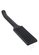 Nocturnal Collection Silicone Spiked Paddle Black features textured spikes for exciting paddle play.