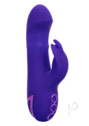 California Dreaming Haight Ashbury Hottie Vibrator Purple side view with dual stimulator design.