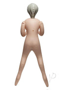 Fuck Dolls Horny Granny Inflatable Doll Vanilla from behind, showcasing a realistic inflatable design.