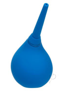 Water Systems One-Way Silicone Anal Douche Blue with a flexible nozzle for comfort and hygiene.