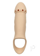 Performance Maxx Silicone Stud Dildo 7.5 Inch Vanilla, wearable vibrating stud for intimate play and stimulation.