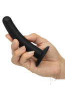 Onyxxx Silicone Curved Probe Set (3 Piece) Black held in hand, showcasing its sleek design and premium silicone.