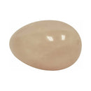 Crystal Egg Kegel Massager Rose Quartz - a polished rose quartz pelvic floor training tool.