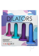 Dilators Silicone Intermediate Set 4 Piece Assorted in a colorful box showcasing the four dilator sizes.