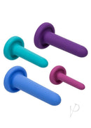 Dilators Silicone Intermediate Set 4 Piece Assorted featuring four graduated silicone sizes for comfortable exploration.
