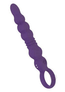 Vibrating ButtFuc Thrusting Silicone Anal Wand Purple for deep stimulation and hands-free pleasure.