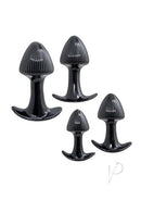 Nasstoys Walk Around Trainer Anal Plugs 4 Pack Black featuring four graduated sizes for comfortable anal training.