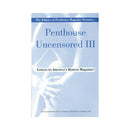 Penthouse Uncensored III Erotic Short Story Book cover featuring sensual imagery and letters to Penthouse magazine.