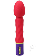 Mood Intense G Rechargeable Silicone G-Spot Wand Pink/Purple with a textured design and multi-function controls.