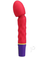 Mood Intense G Rechargeable Silicone G-Spot Wand Pink/Purple, a powerful silicone vibrator designed for precise internal stimulation.