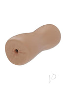 Super Sucker Cum Dumpster Ultraskyn Ass Masturbator Vanilla showcasing realistic texture and closed-end suction design.