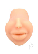 Super Sucker Cum Guzzler Ultraskyn Mouth Masturbator Vanilla with realistic sculpted lips and soft texture.