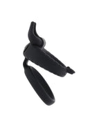 Zero Tolerance Raging Bull Vibrating Cock Ring Black, dual-ring couples toy in sleek black chrome.
