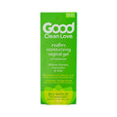 Good Clean Love Restore Moisturizing Vaginal Gel 2 Oz packaging showcasing hydration and comfort features.