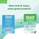 Good Clean Love Balance Personal Wipes 12 Pack new packaging design showcasing updated look and trusted quality