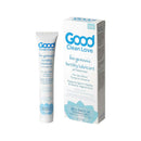 Good Clean Love BioGenesis Fertility Lubricant 2 Oz in packaging, promoting fertility support and pH balance for conception.