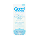 Good Clean Love BioGenesis Fertility Lubricant 2 Oz packaging, pH-balanced, supports sperm viability when trying to conceive.