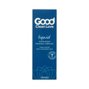 Good Clean Love Liquid Water-Based Personal Lubricant 1.69 Oz packaging showing a blue box with product details.