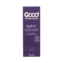 Good Clean Love Hybrid Personal Lubricant 1.69 Oz packaging featuring hybrid formula in purple box.