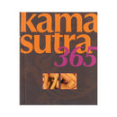 Kama Sutra 365 Sex Position Guide Book Paperback cover featuring seductive imagery and playful typography.