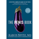 Cover of The Penis Book Doctor's Complete Guide to the Penis by Aaron Spitz, MD, featuring a creative eggplant design.