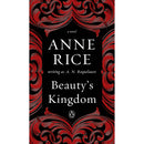 Cover of Beauty's Kingdom By Anne Rice Erotic Novel featuring ornate red and black design.