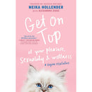 Get On Top Of Your Pleasure Sexuality & Wellness Book cover featuring a cat on a pink background.